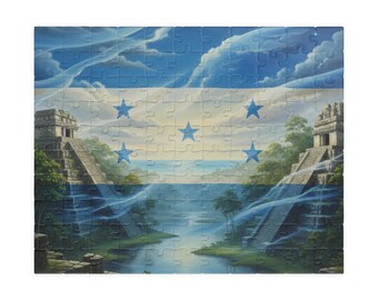 Honduras Puzzle | Malerische honduranische Laubsäge (110, 252 oder 520 Teile)