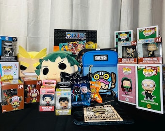 Anime Mystery Box | Funko Pops, Licensed Anime Merch, Plush, One Piece TCG Packs | Anime Gift Box