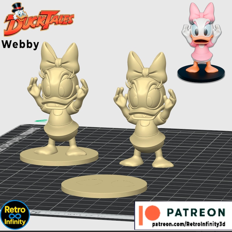 Ducktales Pack 1 STL Bundle, 7 Printable Figures, Retro Cartoon 3D ...