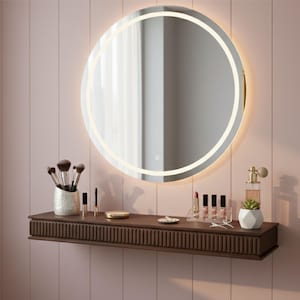 Powder Room Wooden Shelf, Decorative Wood Living Room Shelf.