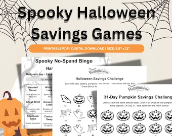 Halloween Savings Challenge: Spooky Budget Game (PDF)