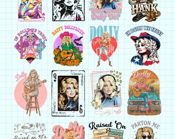 Música del álbum de Dolly PNG, Música de la cantante Dolly PNG, Regalos para amantes de la música country, ¿Qué haría Dolly? PNG, Música de vaquera rosa PNG