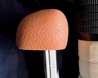 Mango de lente único de color terracota