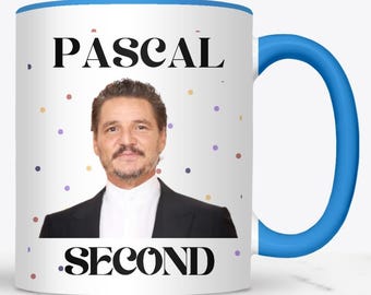 Pedro Pascal Quirky Coffee Mug: Funny Coffee Vibes Gift