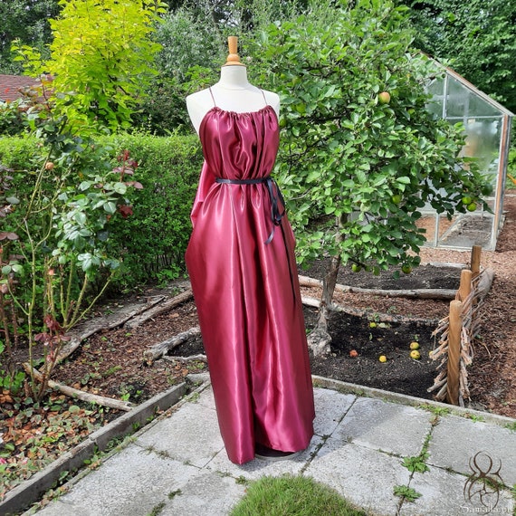 Shae Antiquity Style Dress One Size Fits All Bordeaux Etsy