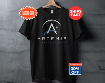 Artemis Generation T-Shirt, NASA Moon Mission Space Exploration Apparel