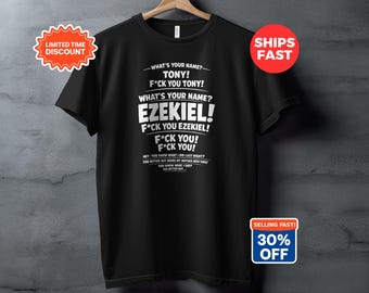 The Other Guys Movie Quote T-Shirt, Tony Ezekiel F*ck You Tee, Pop Culture Humor