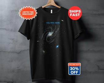 Galaxy T-Shirt, Cosmic Spiral Universe Graphic, Astronomy Space Lover Gift