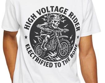 E-Bike Rider T Shirt, Electric Dirt Bike Tee, Off Road Moto Shirt, Biker Gift