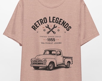 Maglietta vintage Chevy Pickup – Maglietta grafica classica con camion americano degli anni '50