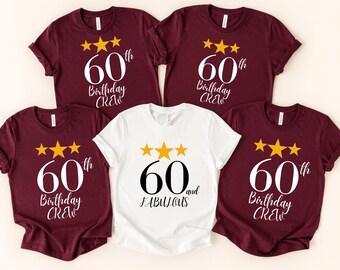 60th Birthday Gifts for Women, Vintage 1965 Tee, SixtyYears Old Top, Funny 60 Birthday Gift, 60 and Fabulous Shirt, 60th Party Outfit