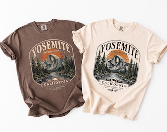 Comfort Colors® Yosemite Shirt, Half Dome Hiking Tee, California National Park Gift