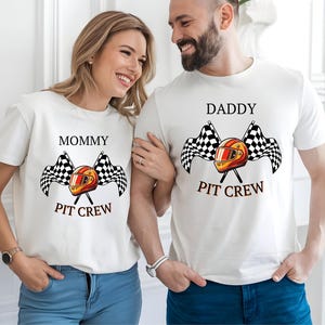 Custom Pit Crew Birthday Shirt, Race Car Family Matching Birthday Tee, Monster Jam T-Shirt, 4th Birthday Boy Gift, Custom Age