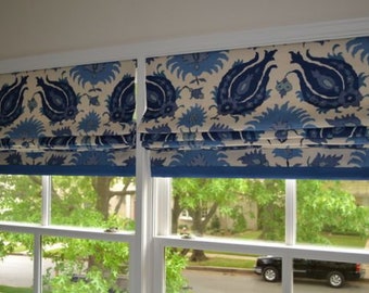 Custom Order Flat Roman Shade