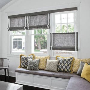 Top Down Bottom Up Flat Roman Shades