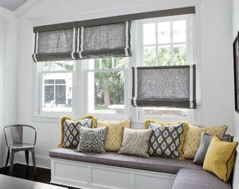 Top Down Bottom Up Flat Roman Shades