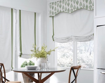 Roman Shades - two sided banding priced separately