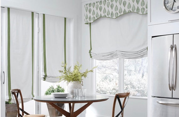 Double sale roman shade