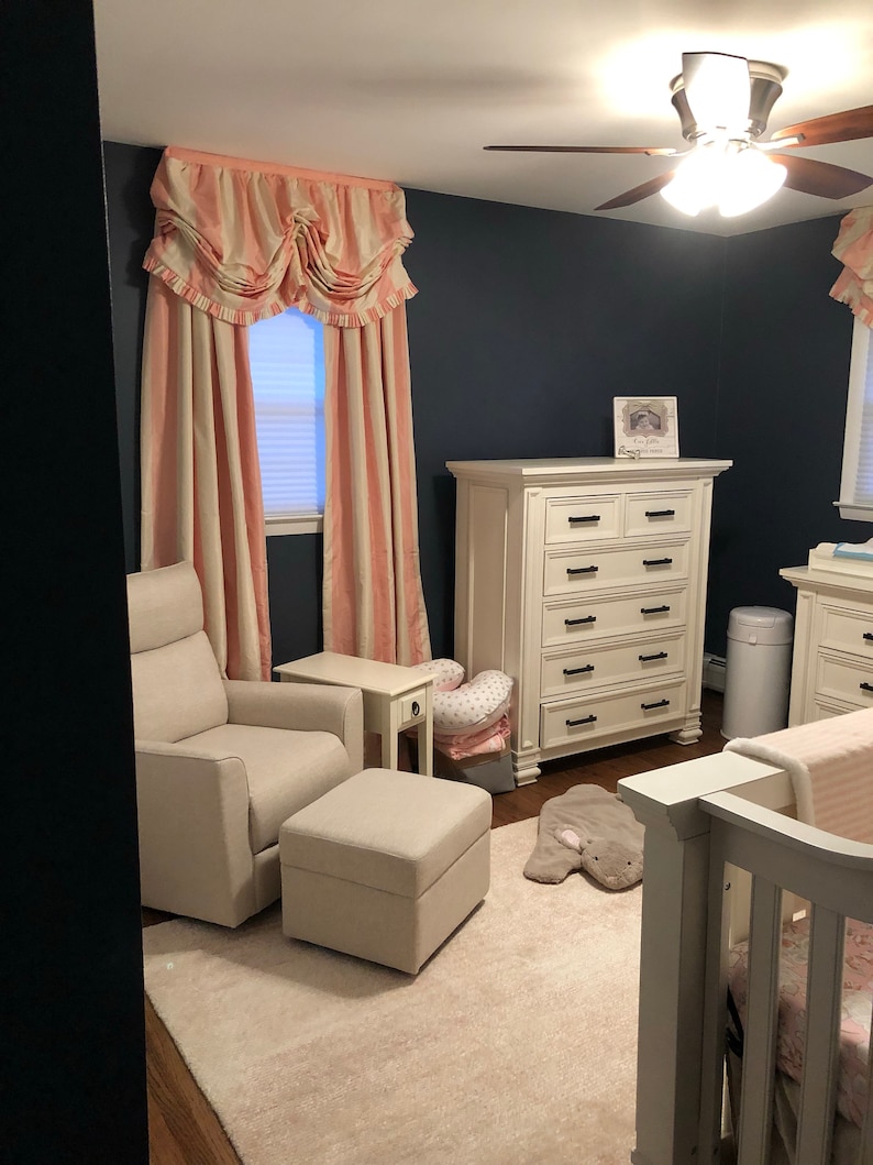 Sweet Nursery Valance panels Sold Separately Etsy