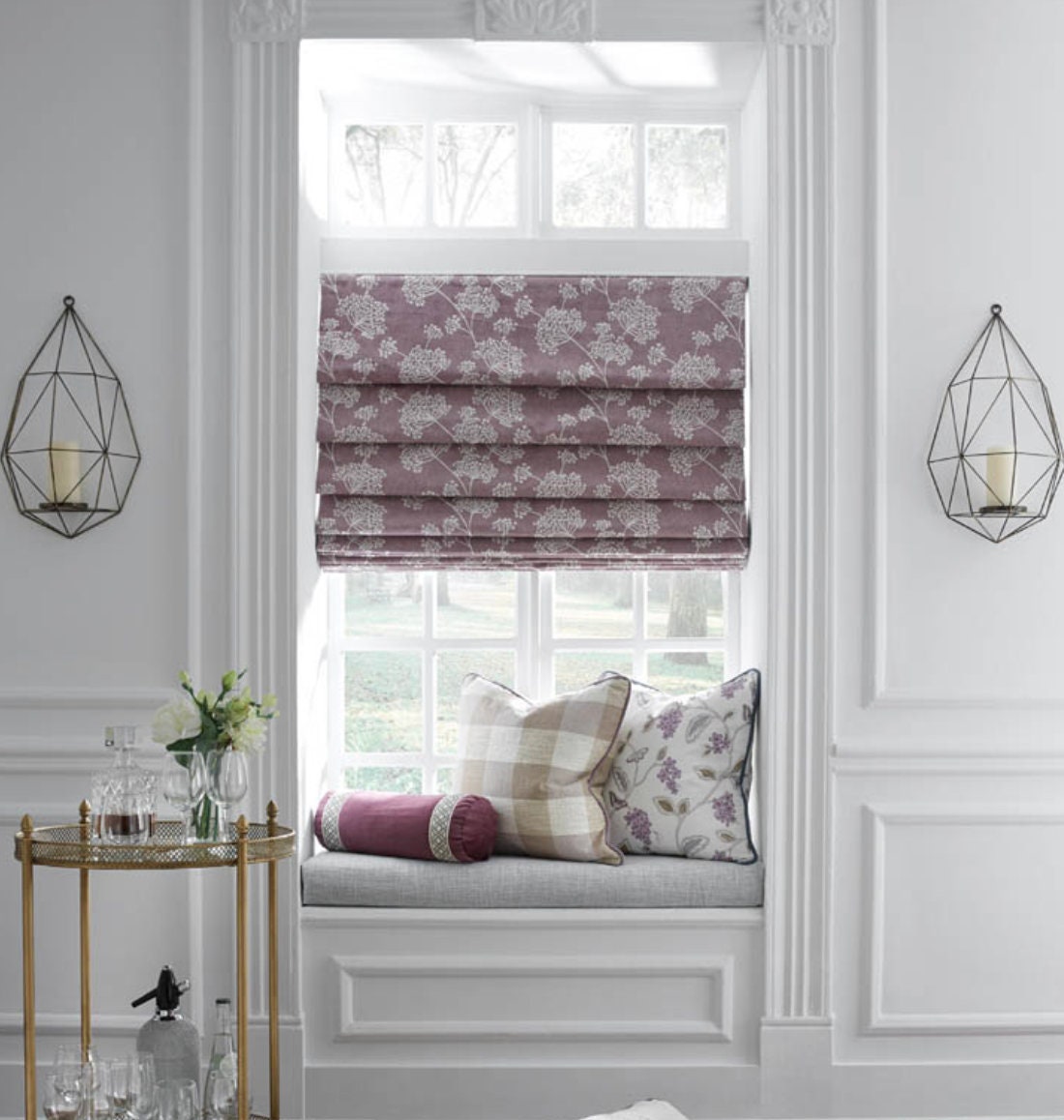 Hobbled Roman Shades - Etsy