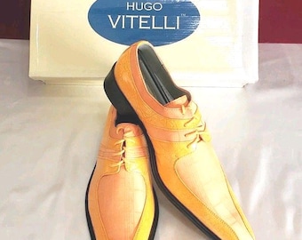 Rare Vintage Hugo Vitelli TM Size Nine & Half Mango Style Number / Name Yl438MNG