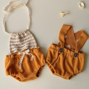 Neugeborenen Twin Set, Zwillinge Jungen Mädchen Outfits, Neugeborenen Foto Requisiten, Newborn Girl Romper, Jungen Hose, Baby Fotografie Requisiten, Jungen Foto Requisiten