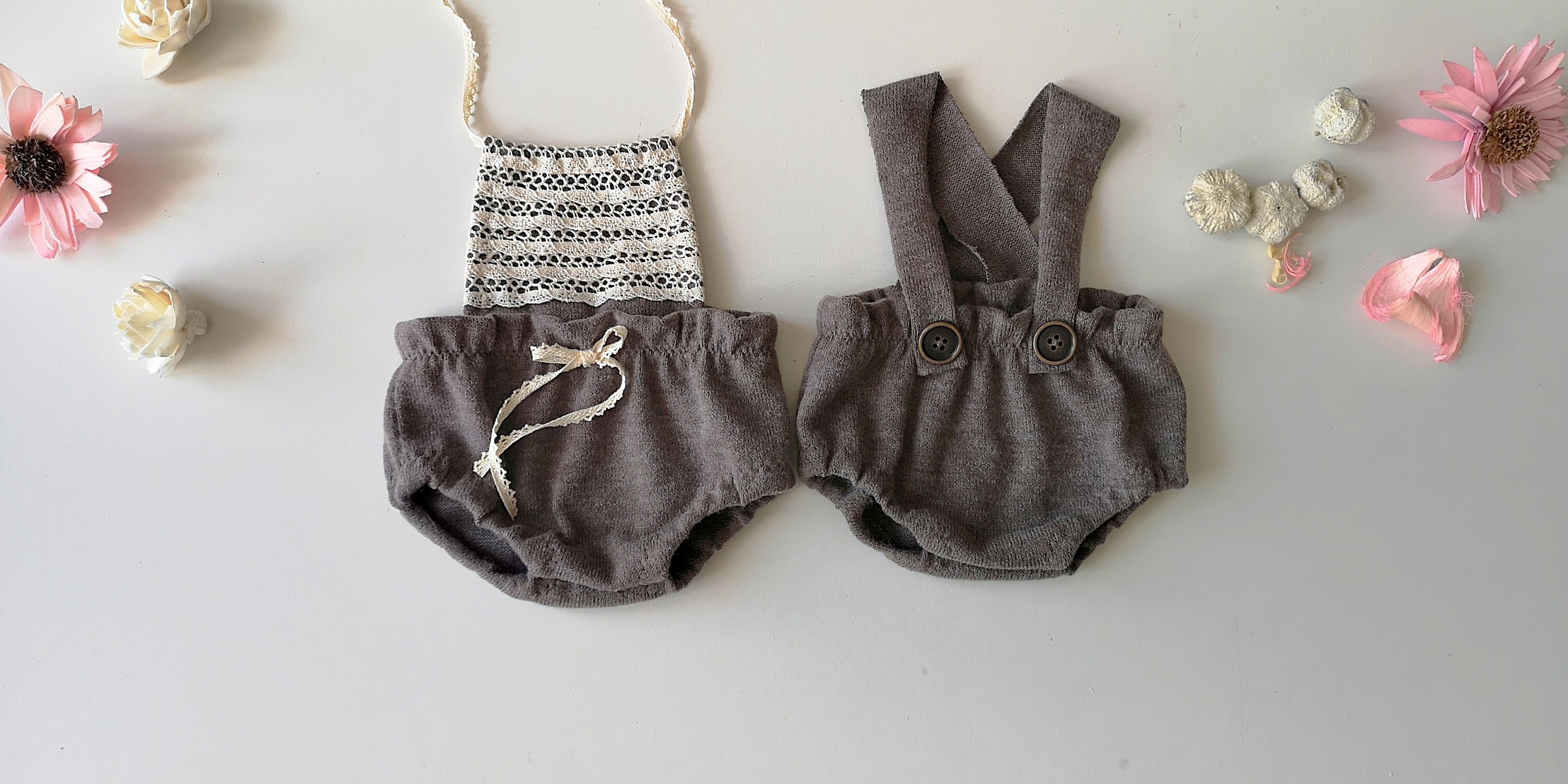 Newborn Twin Set, Boy Girl Twin Outfits, Newborn Photo Props, Νewborn Girl Romper, Boy Pants, Baby Photography Props, Boy Photo Props Newborn Twin Set, Boy Girl Twin Outfits, Newborn Photo Props, Νewborn Girl Romper, Boy Pants, Baby Photography Props, Boy Photo Props