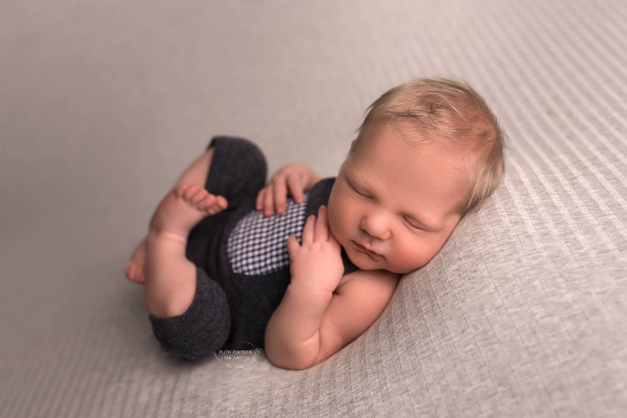 blue overalls baby boy