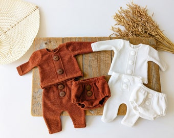 Photography prop outfit, coming home outfit, shower gift, boy pants set, newborn boy photo prop set, boy photo props, newborn boy pants