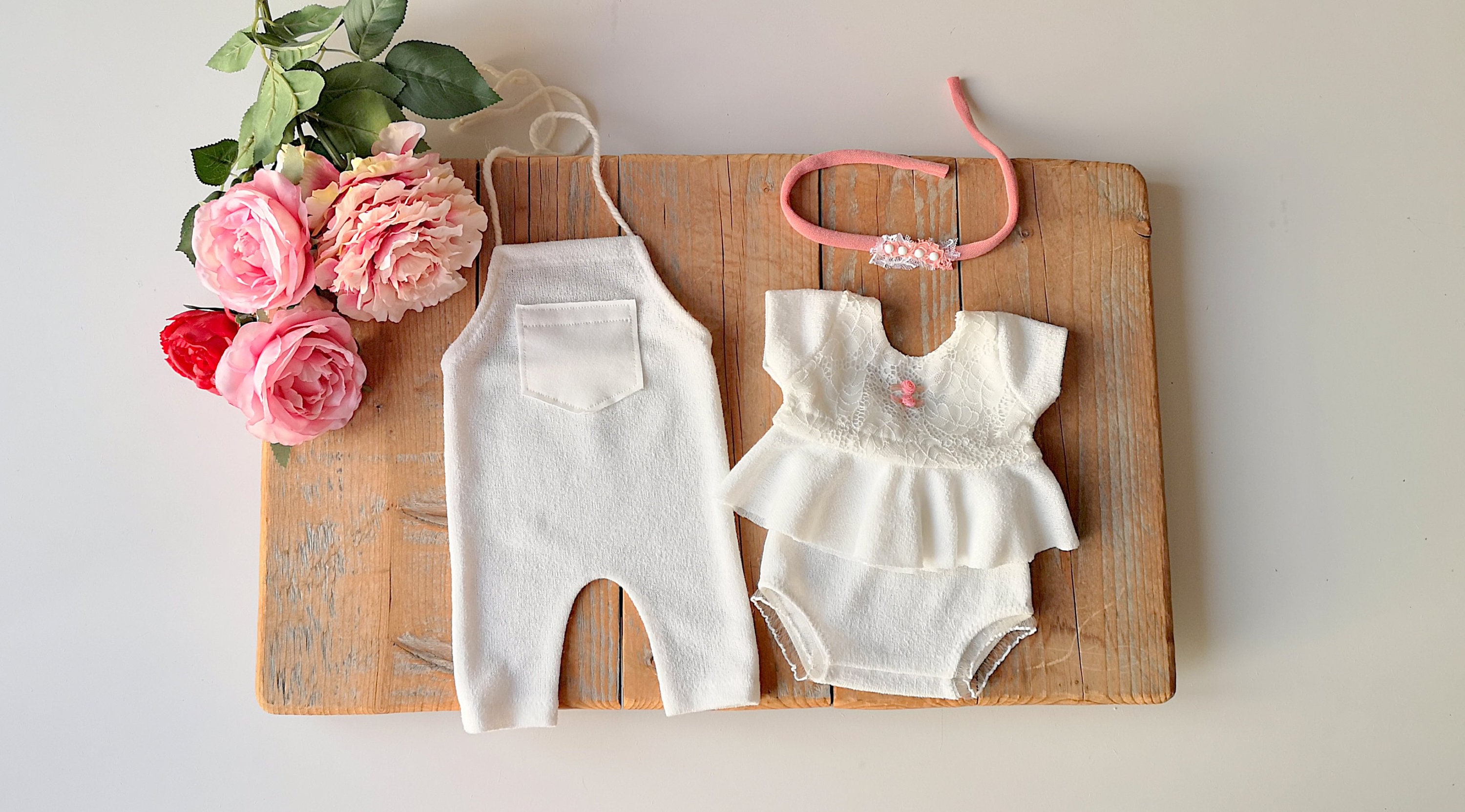 Newborn Girl Dress and Boy Romper, Newborn Photo Props, Newborn Boy Romper, Νewborn Girl Romper, Baby Photography Props, Girl Photo Props