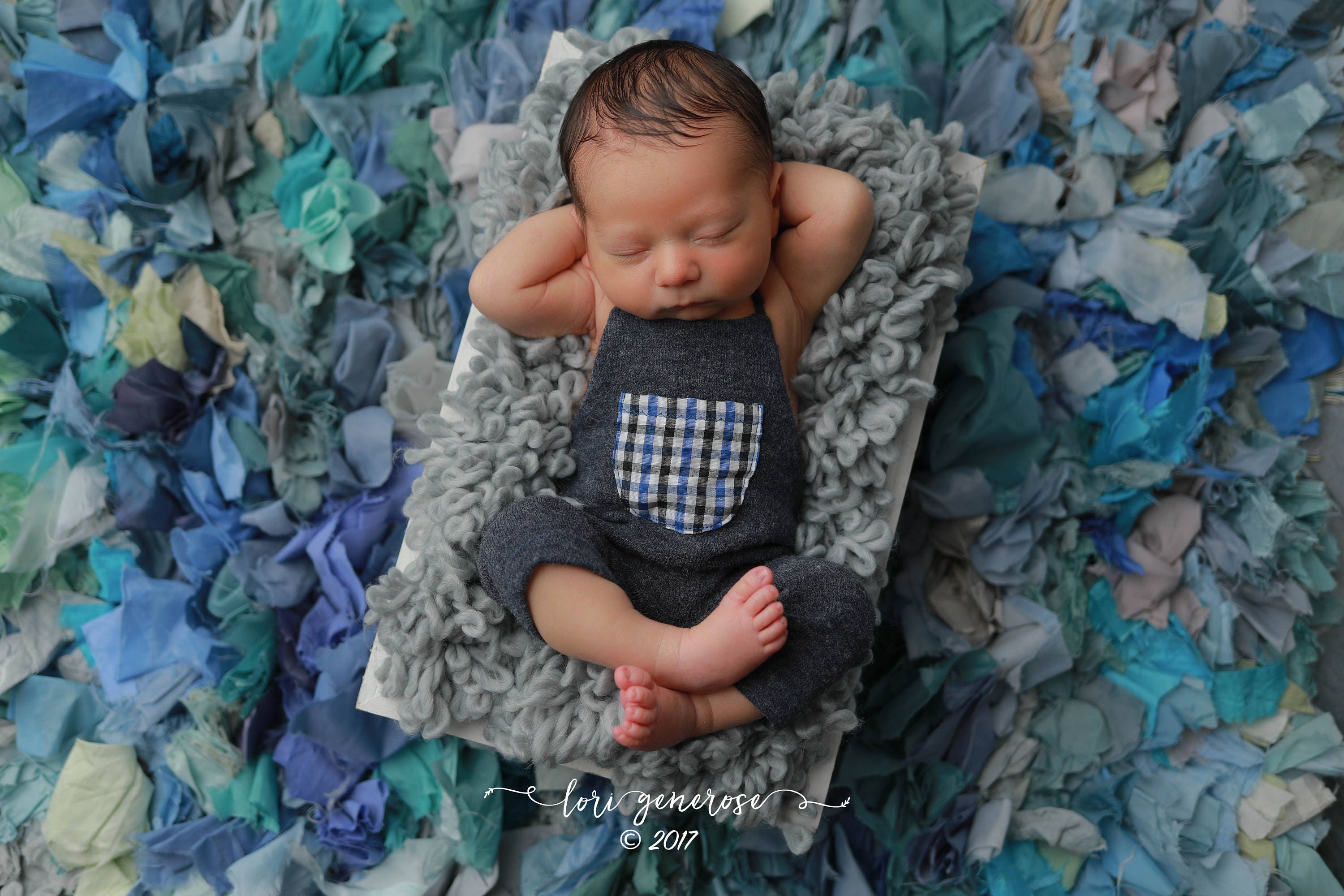 baby boy blue overalls