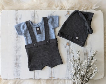 Photography prop outfit, boy pants set, newborn boy photo prop set, boy photo props, newborn boy pants, boy set, baby boy pants set