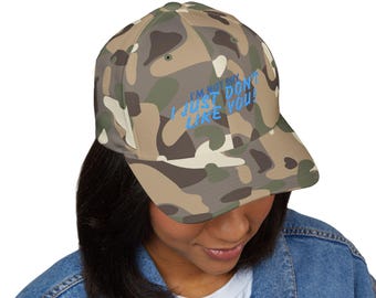 Casquette de baseball brodée introvertie : chapeau avec citation anti-sociale amusante