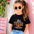 Comfort Colors\u00ae She\u2019s From Texas Kids Shirt, Texas Girl Youth Tee, Longhorn Western Shirt, Cowgirl Tee, Southern Kids Tee product logo
