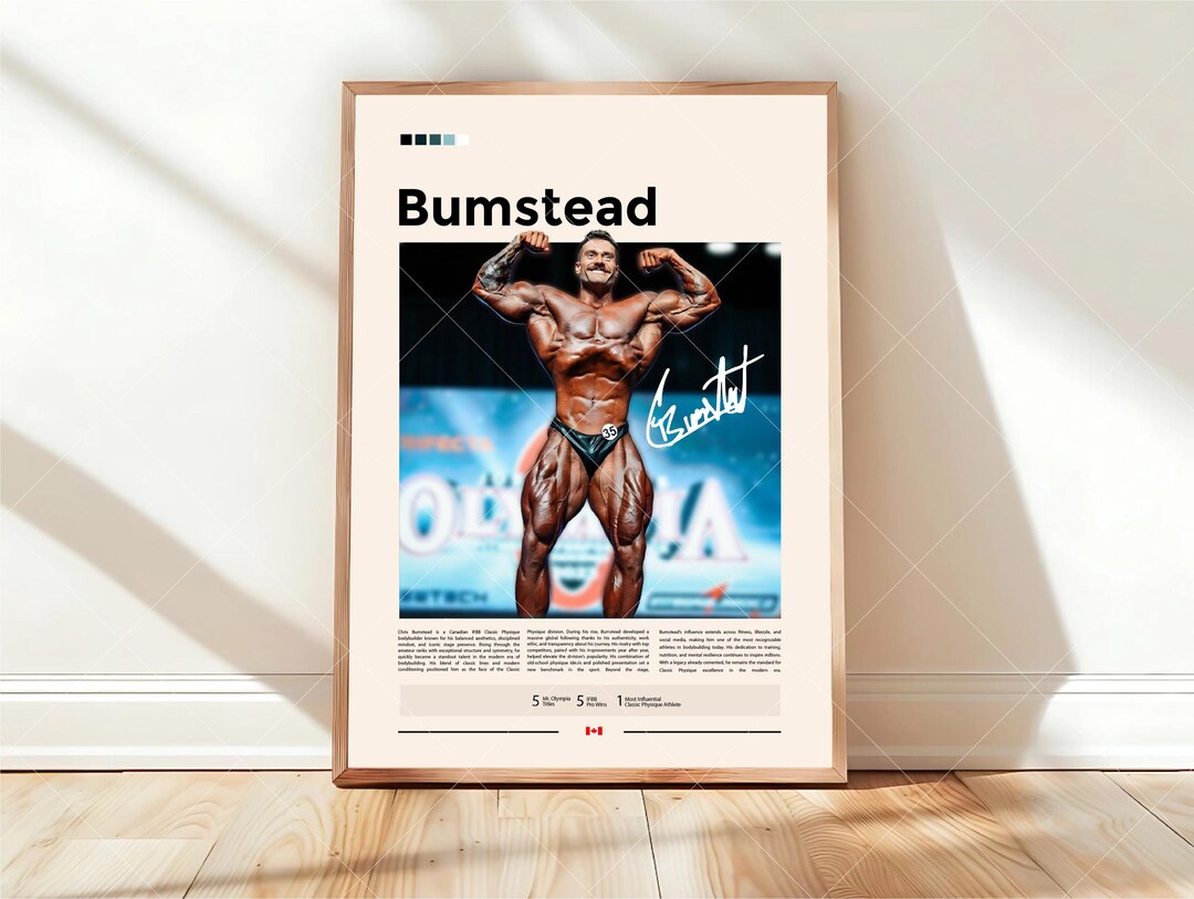 Chris Bumstead Poster, Cbum Classic Physique Olympia Poster ...