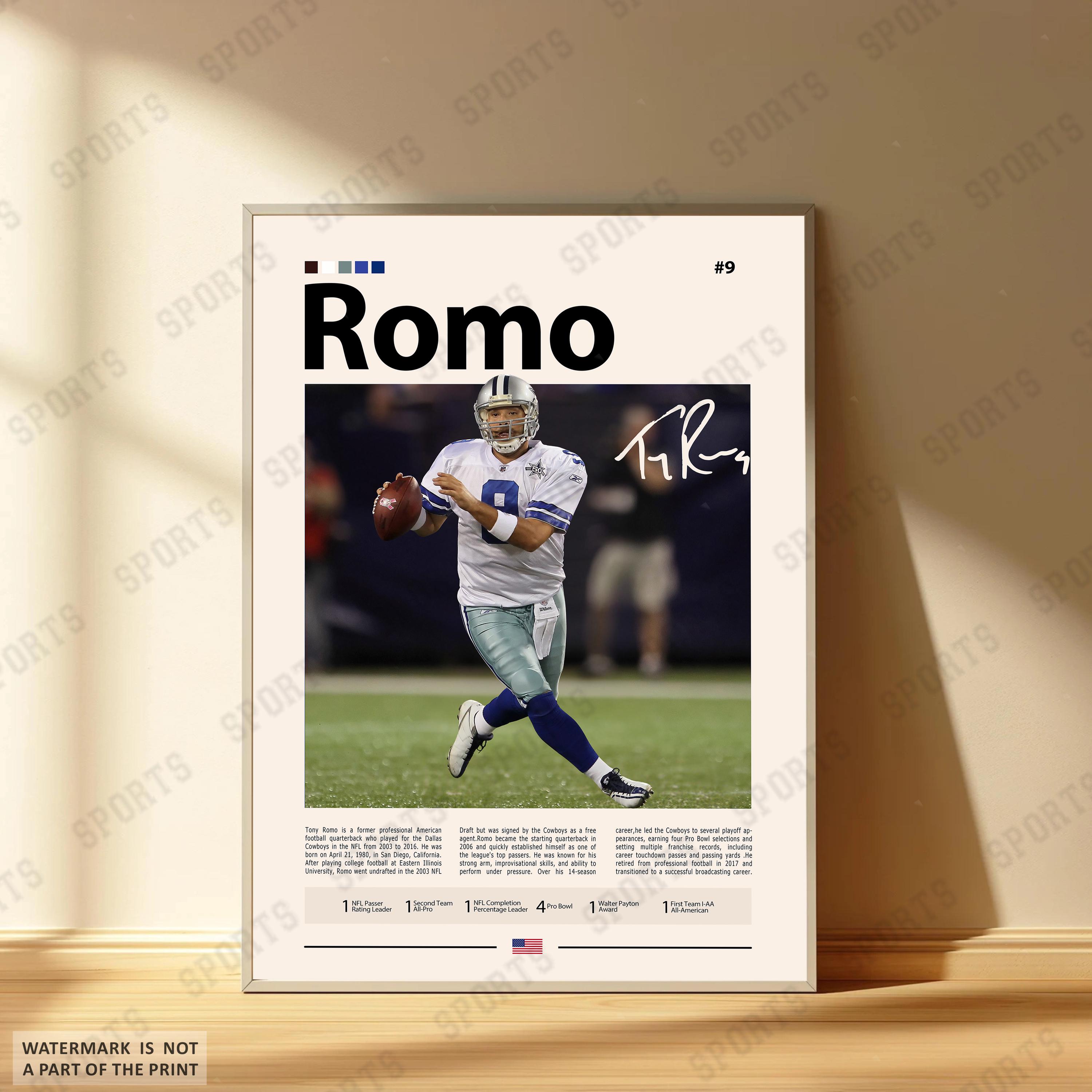 Discover Tony Romo Poster, Dallas Cowboys Football Poster, Sports Bedroom Posters