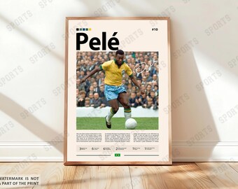Carte à Collectionner Pelé PSA 6 - 1977 Errege #135 'Glorias E Trofeus De Pelé' - Rare Et Gradée