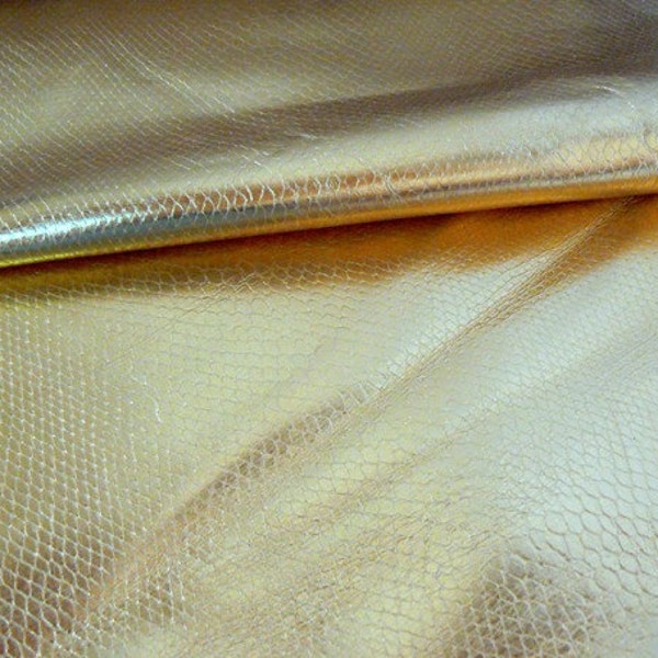 GOLDEN.Large Piece(17''x36'')Genuine  Leather/ For Purses ,Decorations,Jurnals ,Accessorie,Bags ,Belts ..