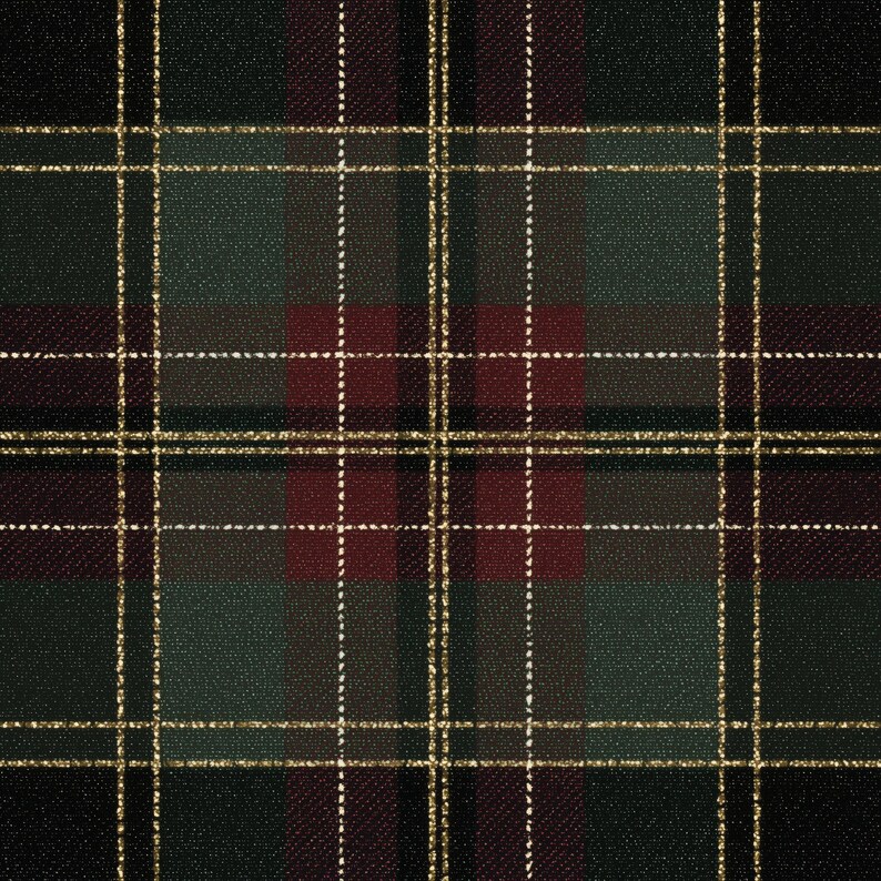 Paquete de patrones sin costuras Heritage Plaid, mosaico de tartán ...