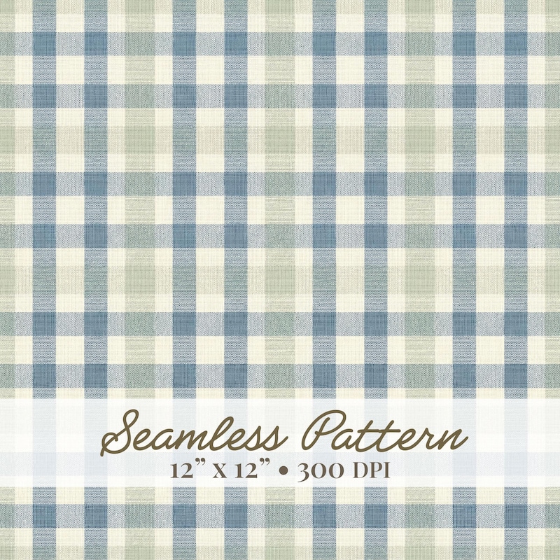 Blue Checker Pattern - Etsy