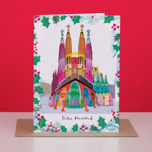 Cartão de Natal da Sagrada Família, Natal Espanhol, LM219