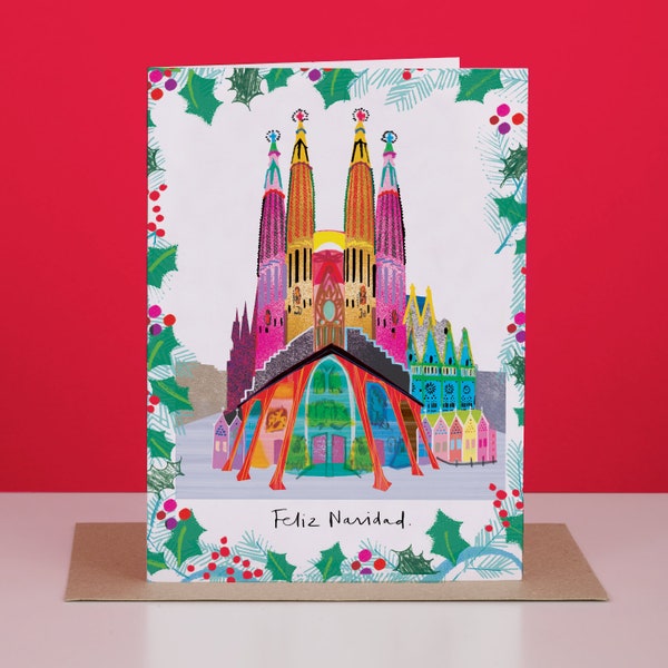 Tarjeta de Navidad La Sagrada Familia, Navidad Española, LM219