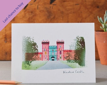 Windsor Castle London Card, Royal Wedding Keepsake, LM020