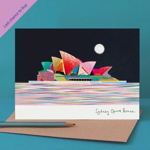 Biglietto d'auguri per la Sydney Opera House, Australia Arte, LM170