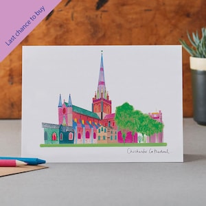 Chichester Catedral Card, West Sussex Historische Architektur, LM127
