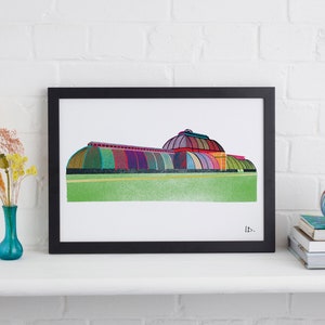 Palm House Kew Gardens London Framed Print