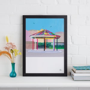 The Bandstand Broadstairs Framed Print, Kent Landmark