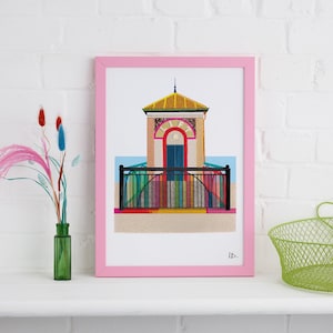 The Lift Broadstairs Framed Print, Kent Coast
