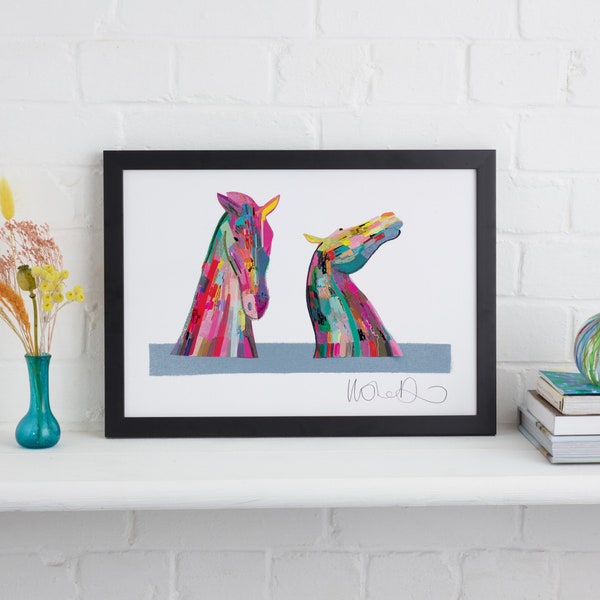 The Kelpies Framed Print, Scotland Art