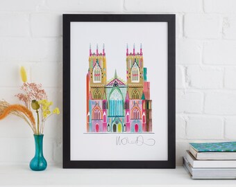 York Minster Framed Print, Landmark Art